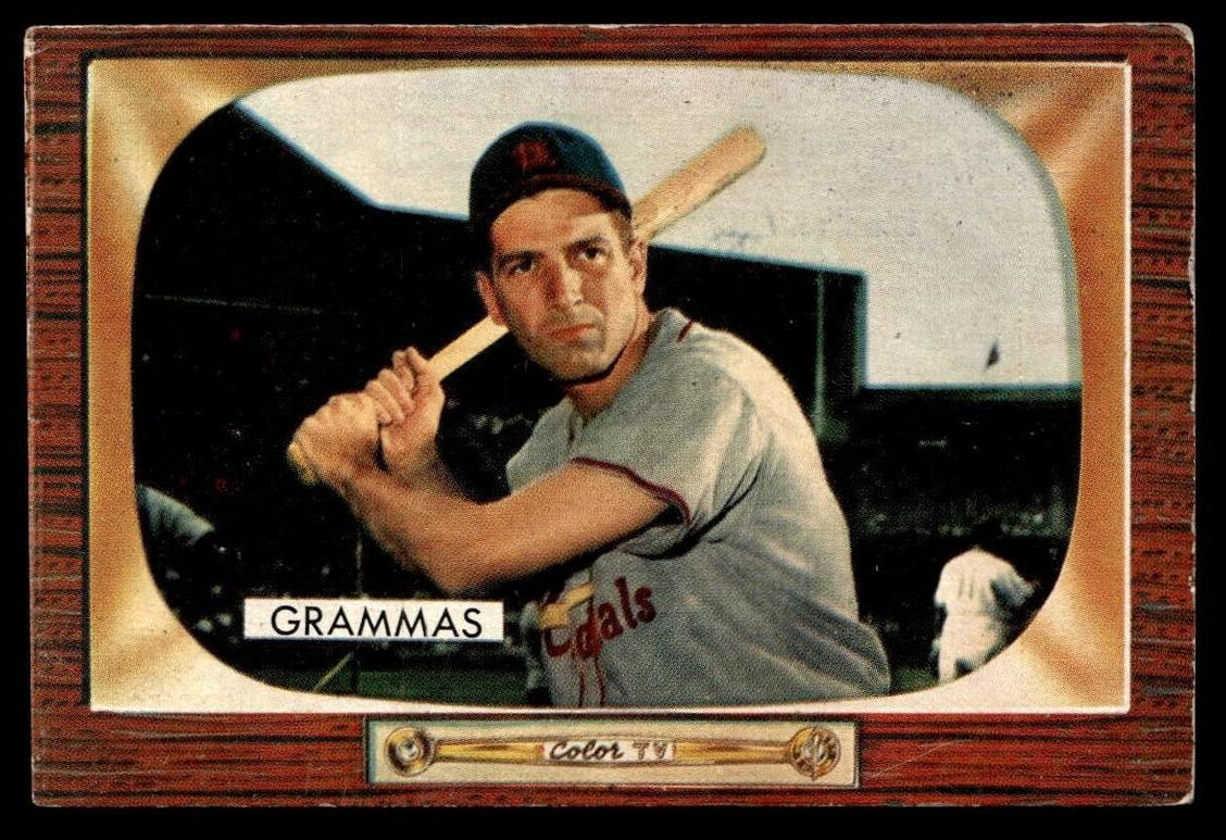 1955 Alex Grammas #186