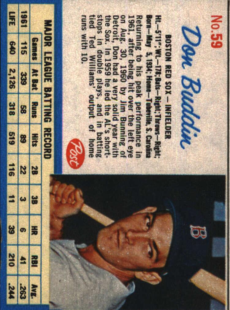1962 Don Buddin #59