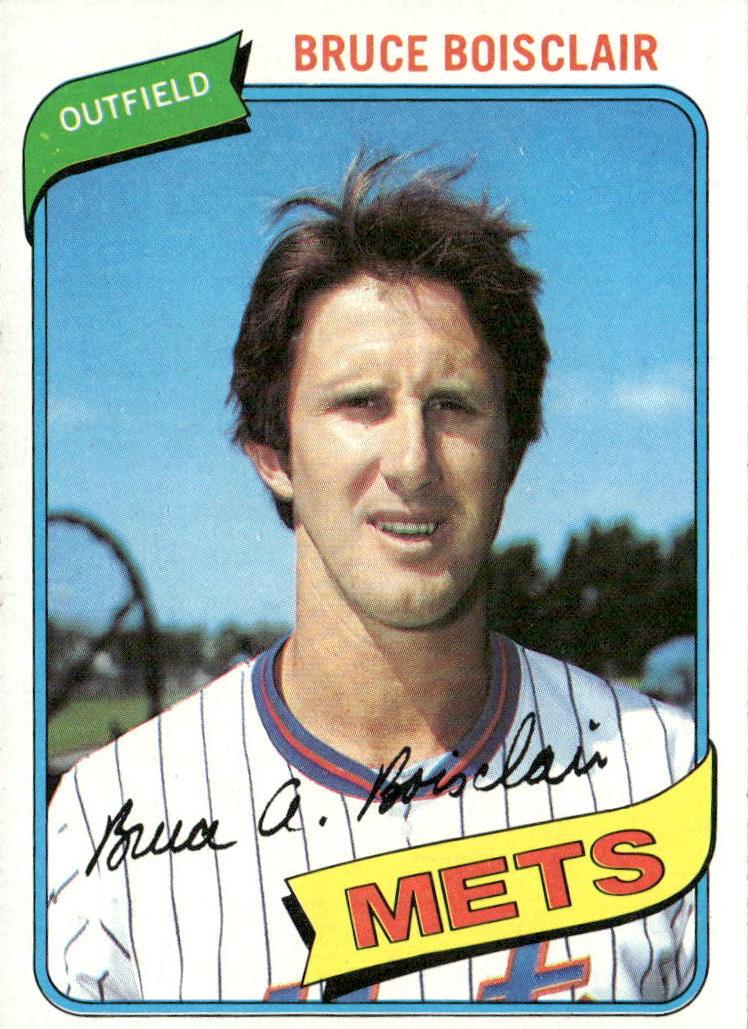 1980 Topps Bruce Boisclair #654 card