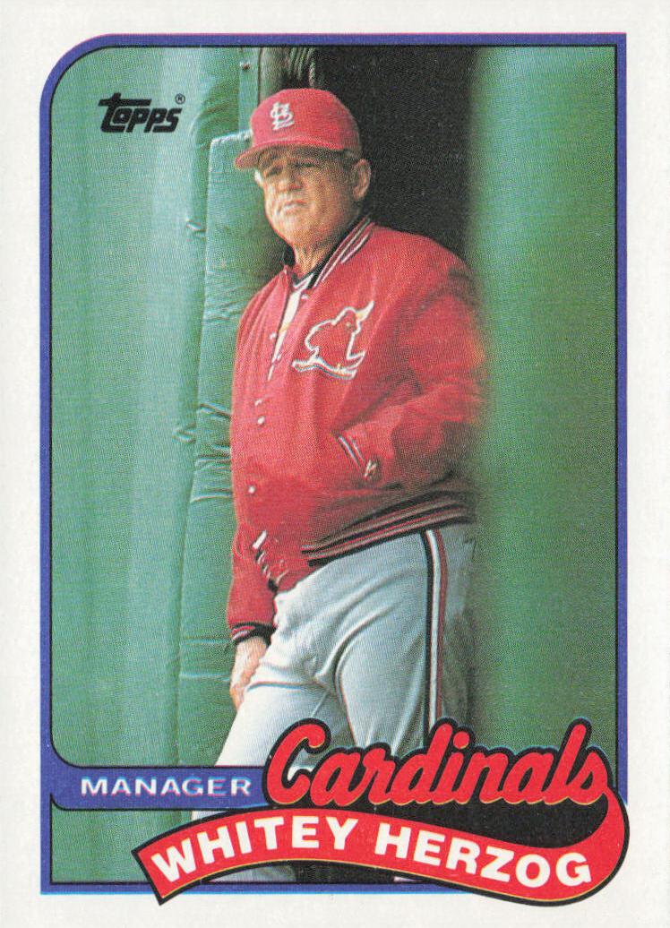1989 Whitey Herzog #654