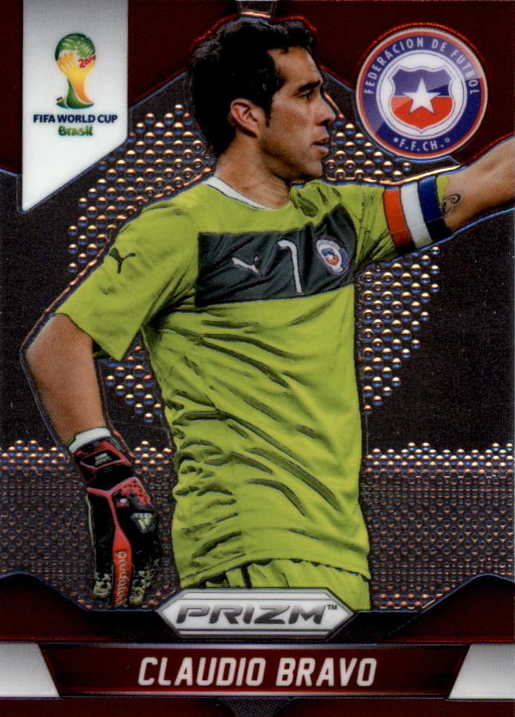 2014 Panini Prizm World Cup Claudio Bravo [Blue] #41 card