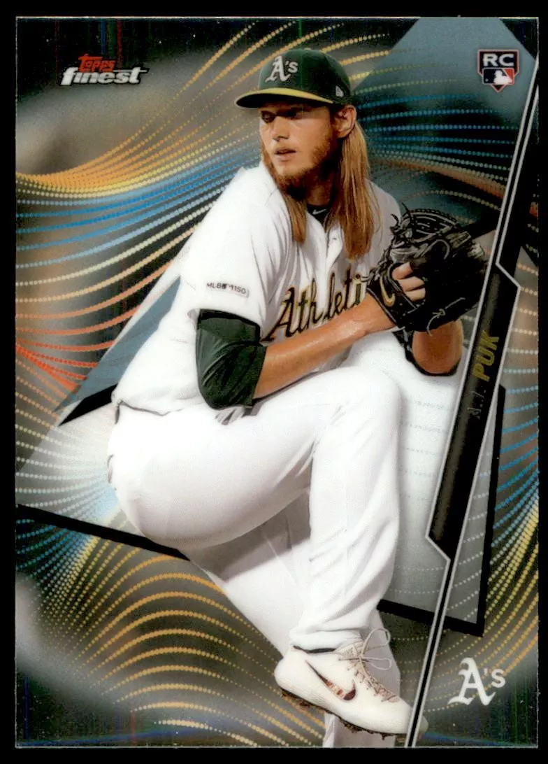 2020 Topps Finest A.J. Puk #30 card