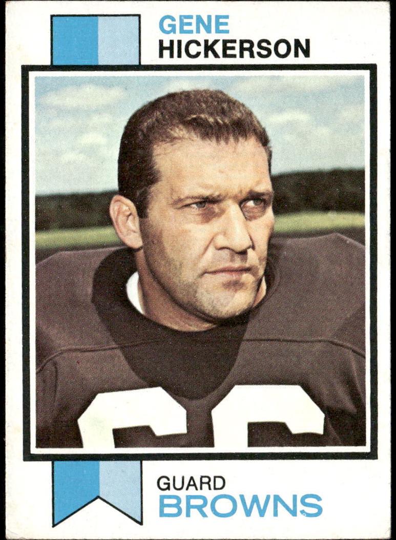 1973 Topps Gene Hickerson #183 card