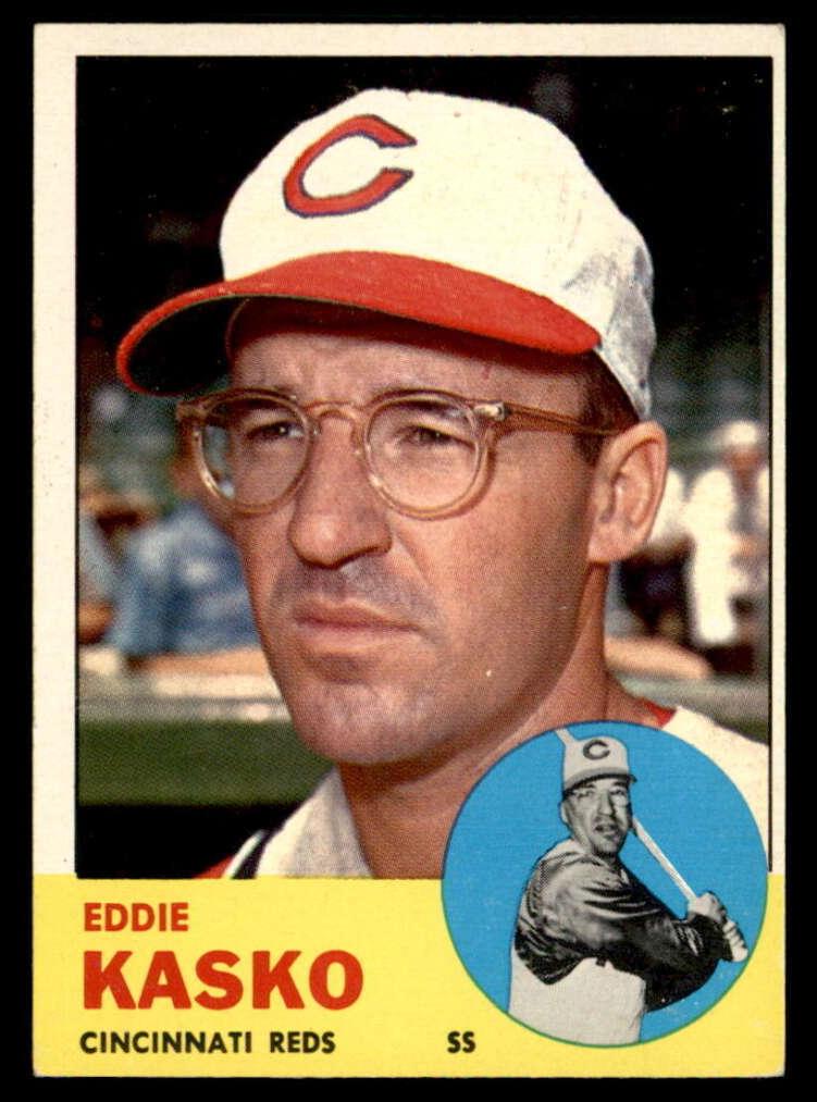 1963 Topps Eddie Kasko #498 card