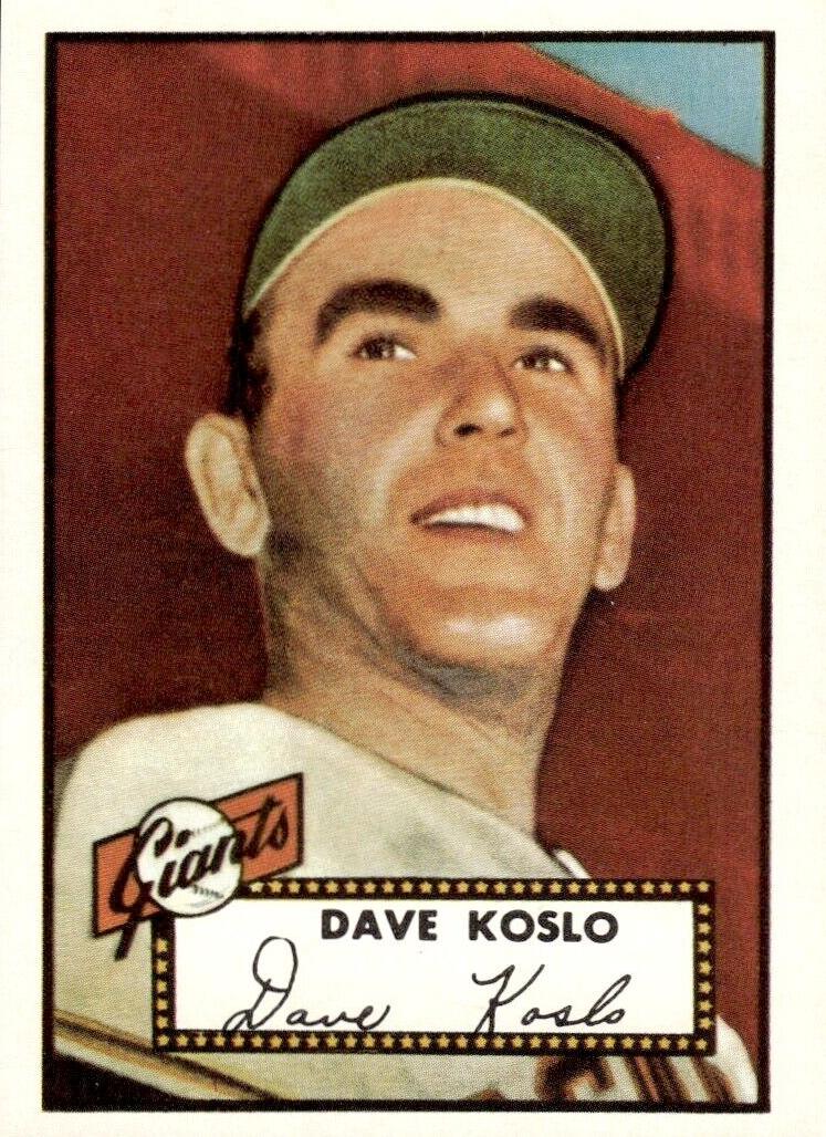 1952 Dave Koslo #336