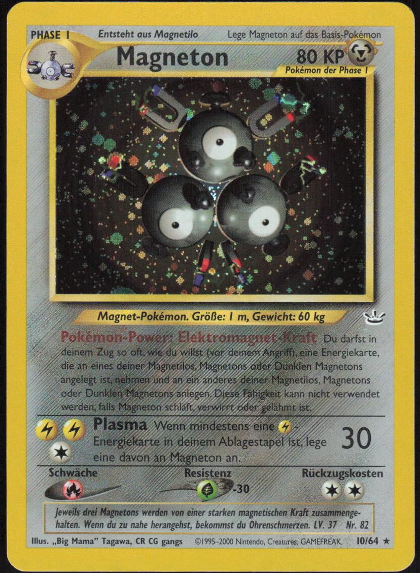 Magneton Holo 2001 Pokemon Neo Revelation