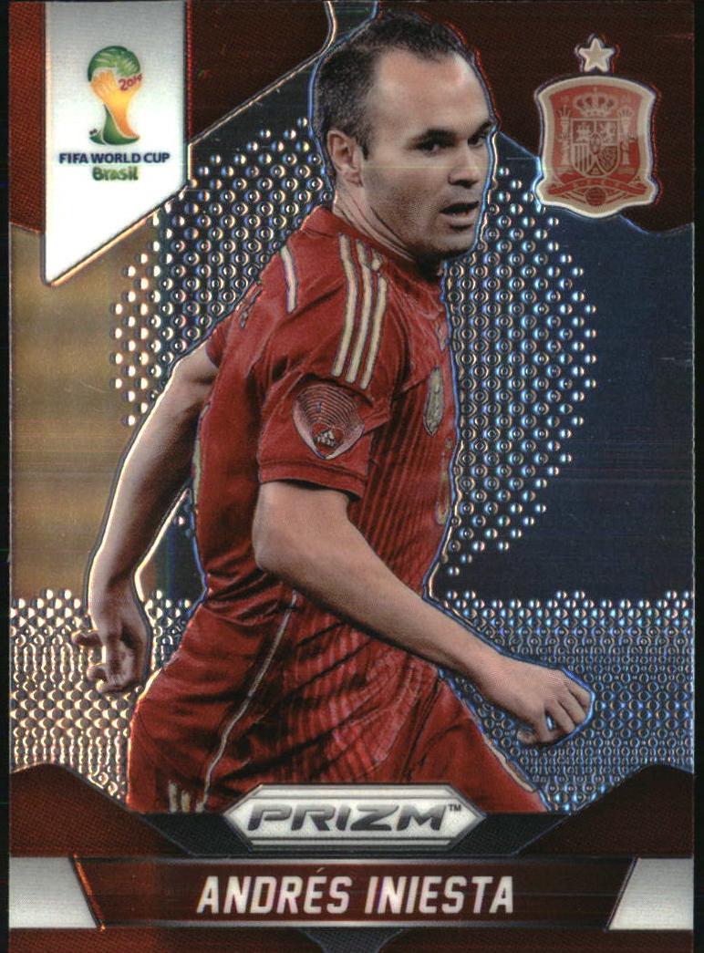 2014 Panini Prizm World Cup Andres Iniesta #177 card