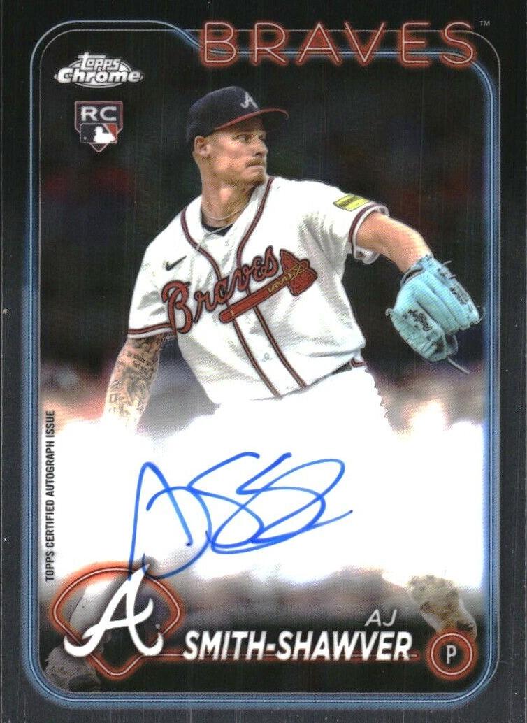 2024 Topps Chrome AJ Smith-Shawver #RA-AJS card