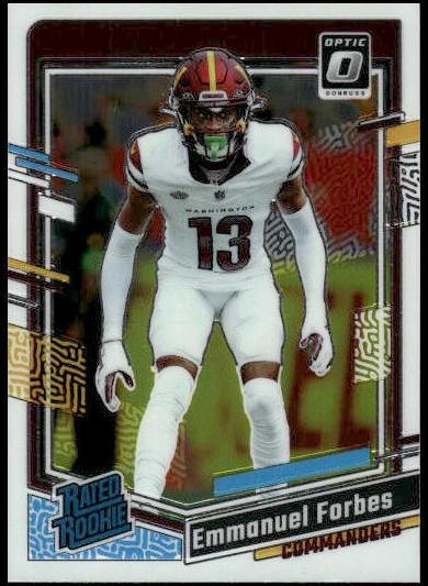 Emmanuel Forbes 2023 Donruss Optic Football card