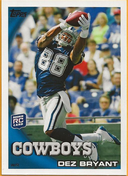 2010 Topps Dez Bryant #425 card