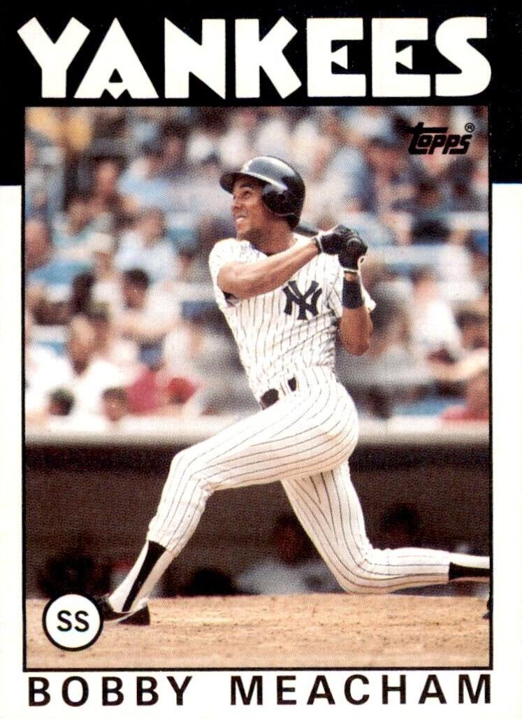 1986 Topps Bobby Meacham #379 card
