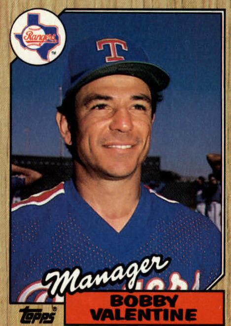1987 Topps Bobby Valentine #118 card