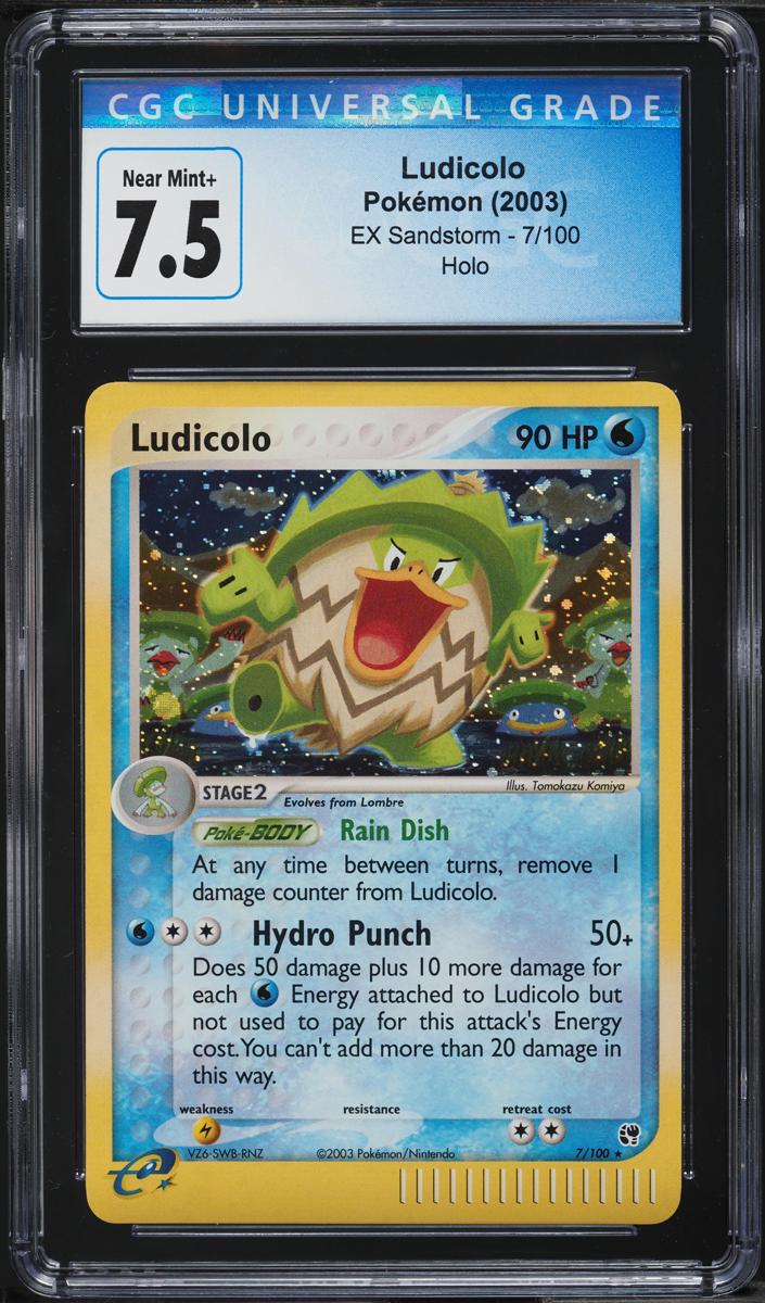 Ludicolo Holo 2003 Pokemon EX Sandstorm
