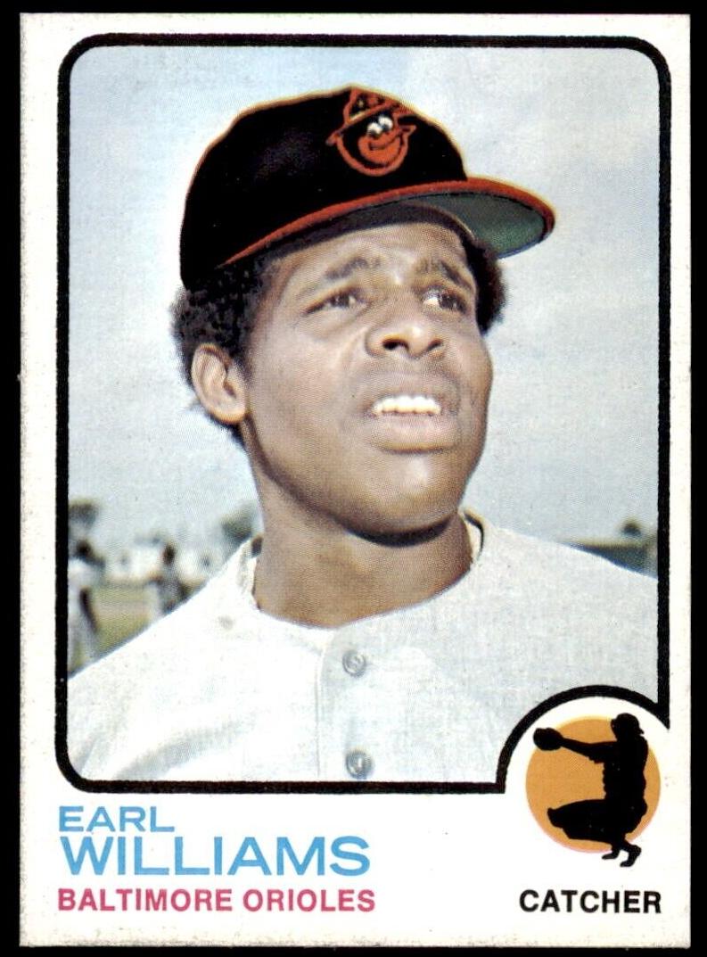 1973 Topps Earl Williams #504 card