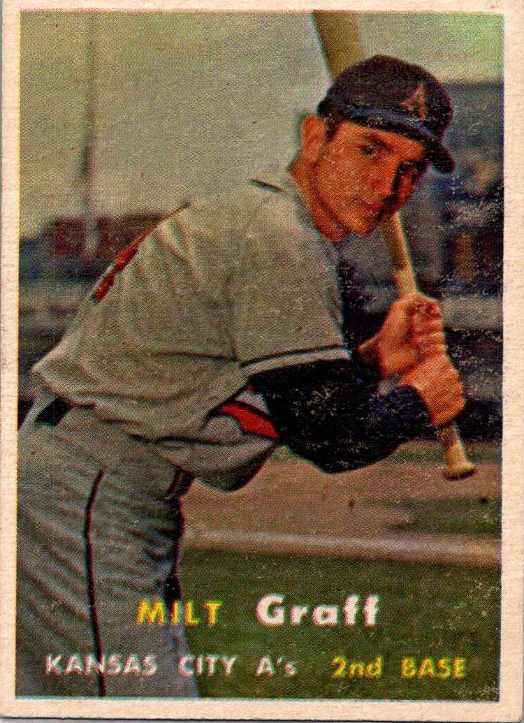 1957 Topps Milt Graff #369 card