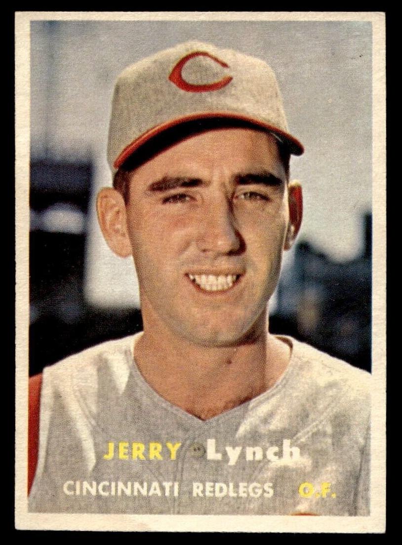 1957 Topps Jerry Lynch #358 card