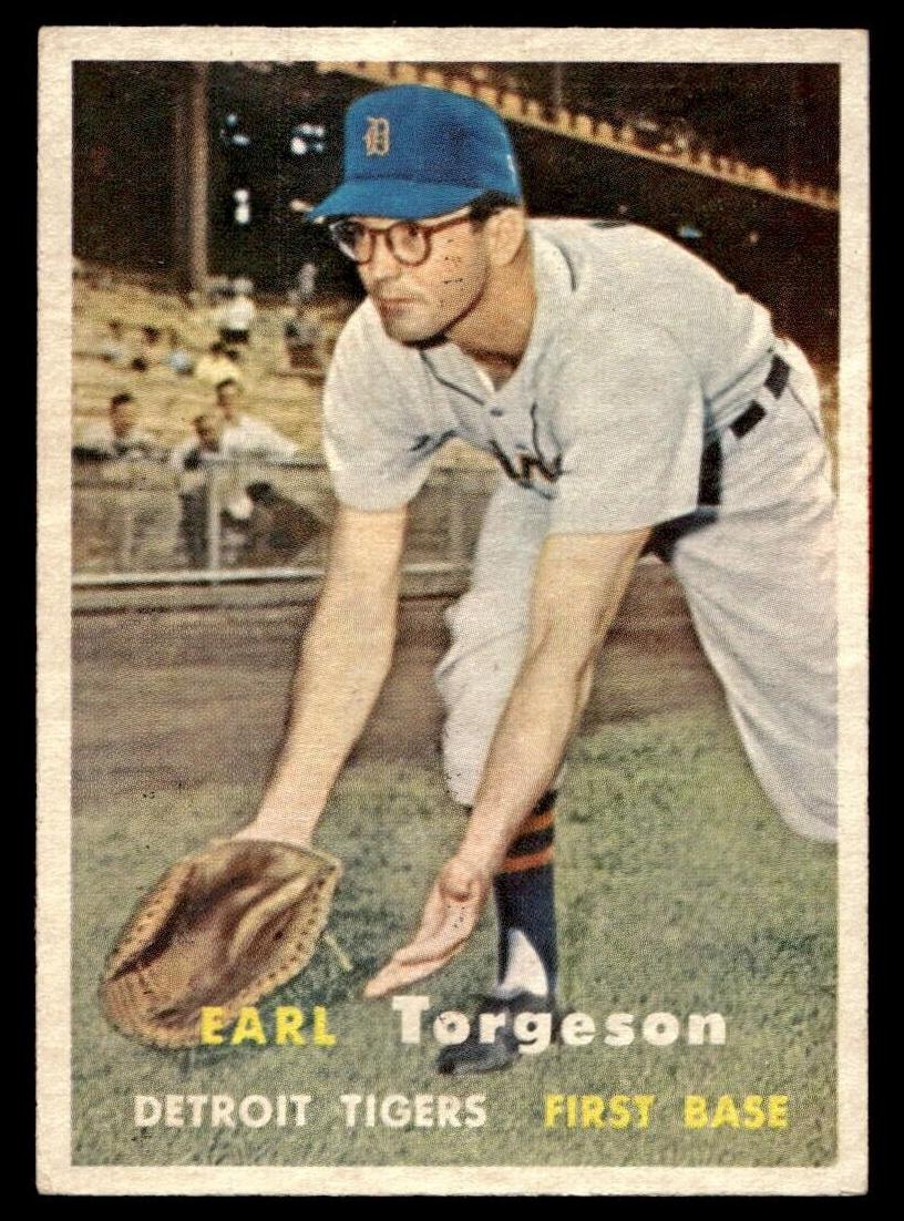 1957 Topps Earl Torgeson #357 card