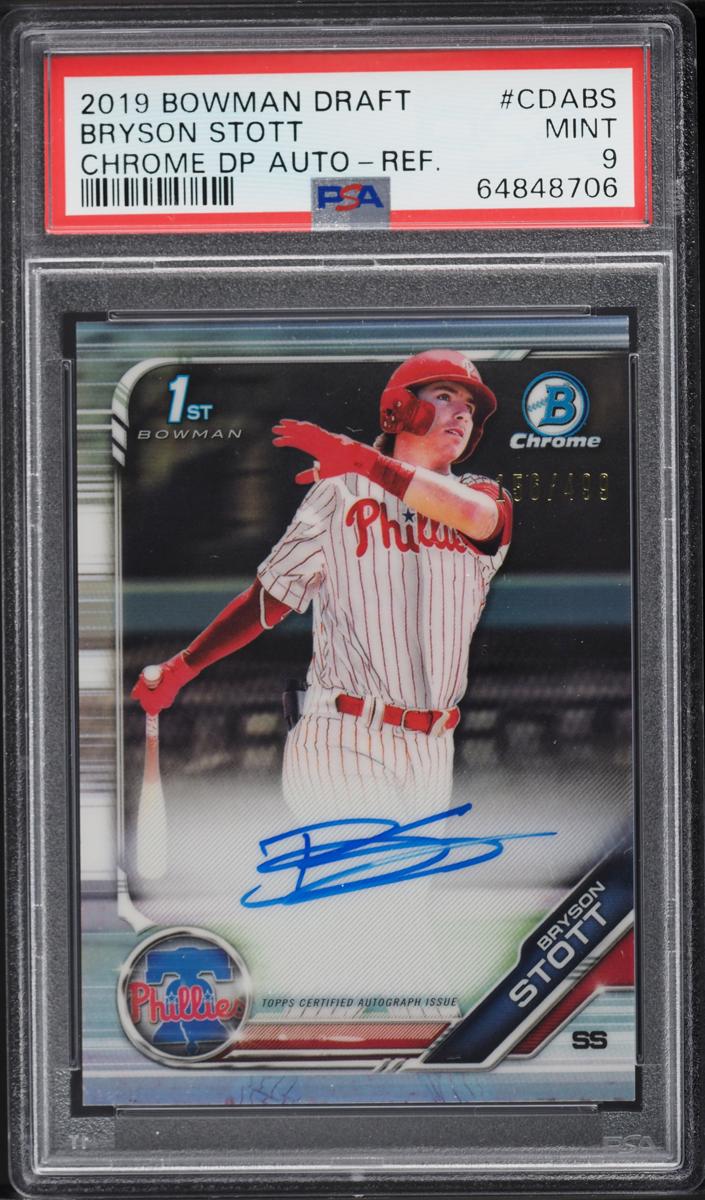 2019 Bowman Baseball Refractor Bryson Stott #CDA-BS