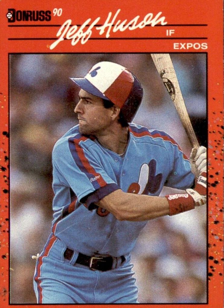 1990 Donruss Jeff Huson #693 card