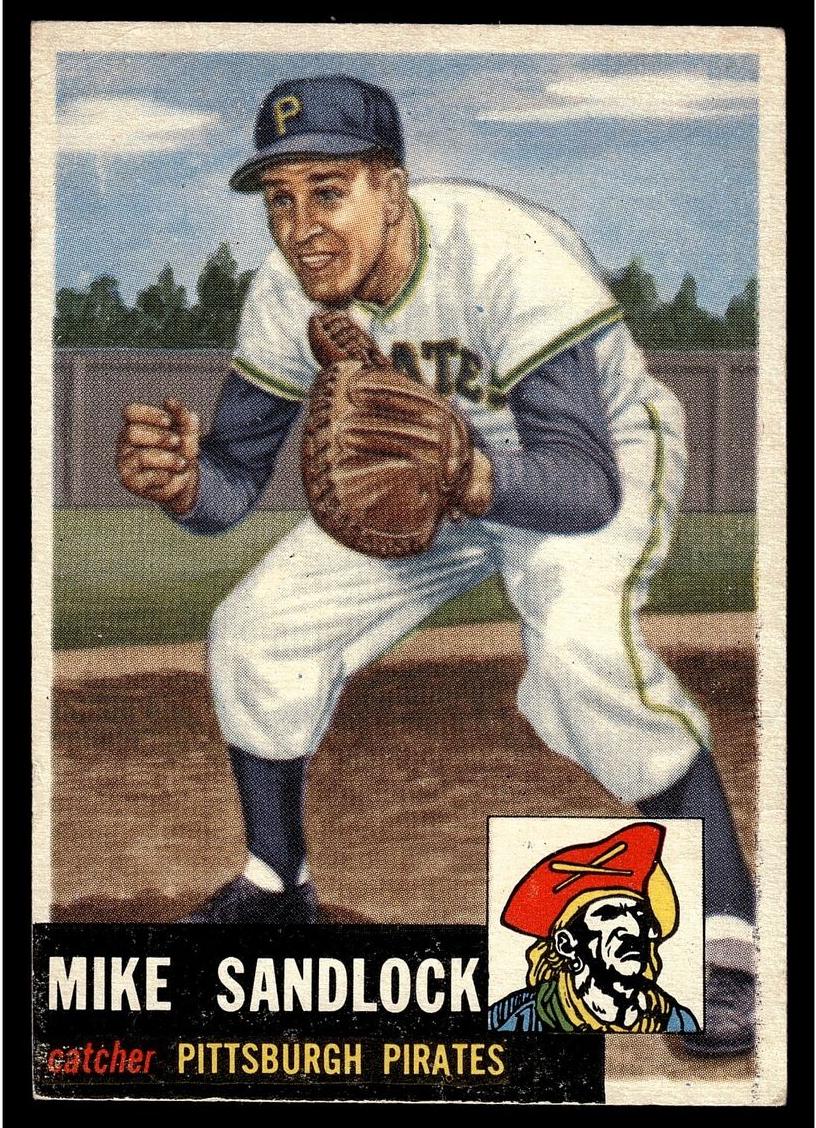 1953 Topps Mike Sandlock #247 card