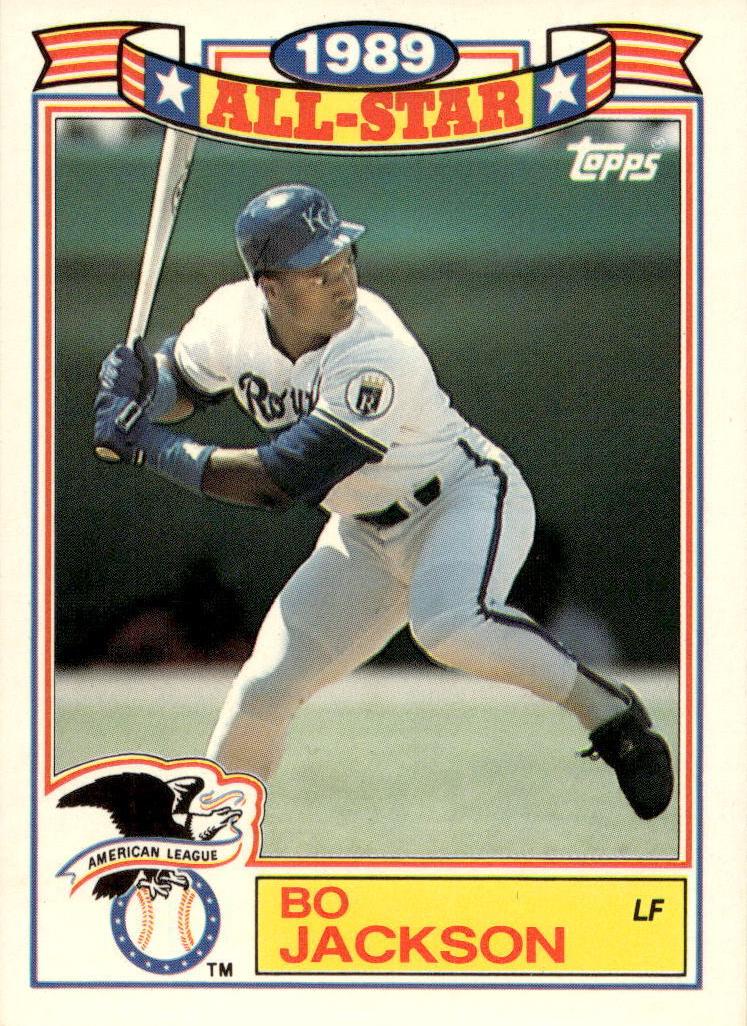 1990 Topps Bo Jackson #17 card
