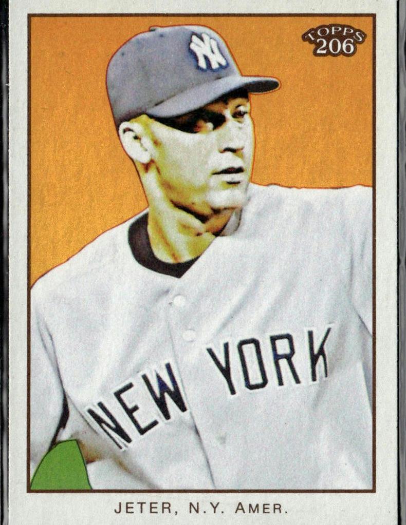 2009 Topps 206 Derek Jeter #120 card