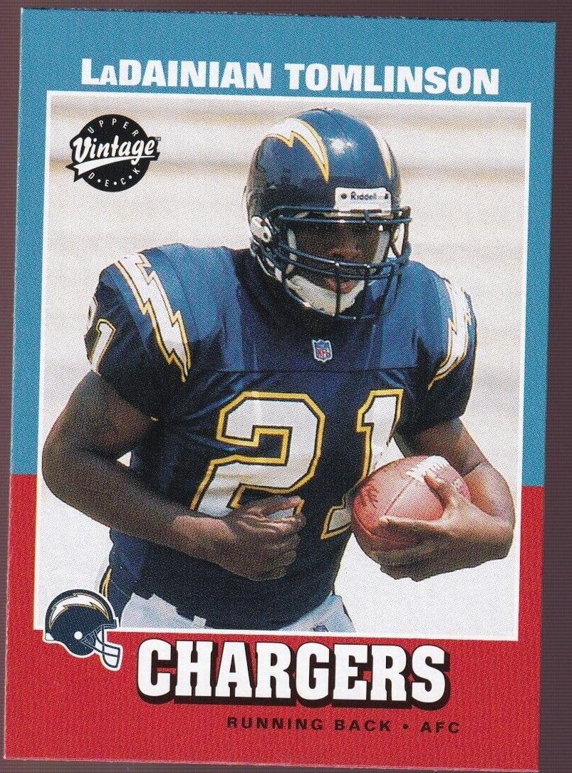 2001 Upper Deck Vintage LaDainian Tomlinson #252 card