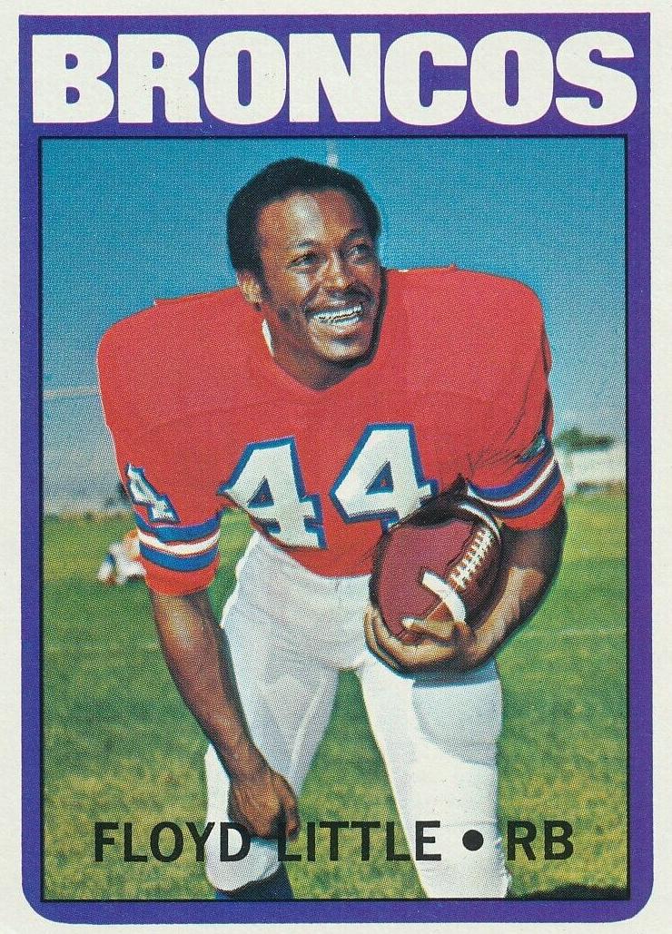 1972 Topps Floyd Little #50 card