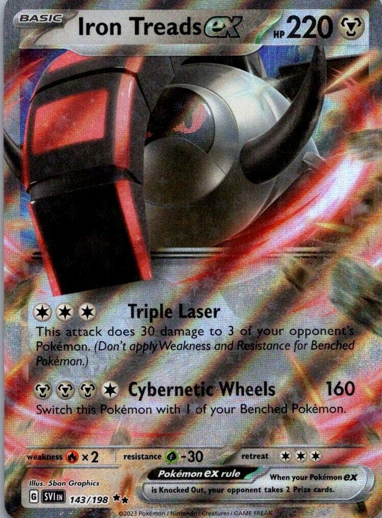 Iron Treads EX 2023 Pokemon Scarlet & Violet