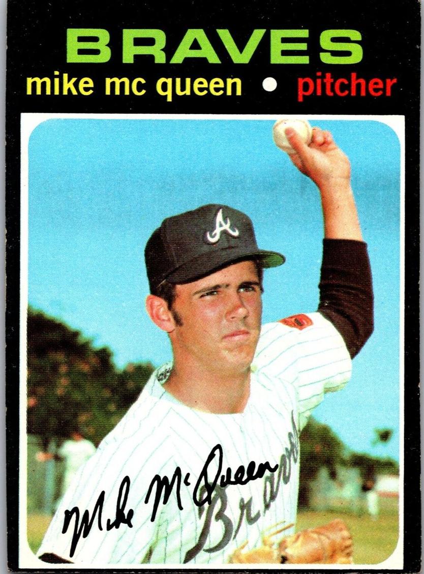 1971 Topps Mike McQueen #8 card