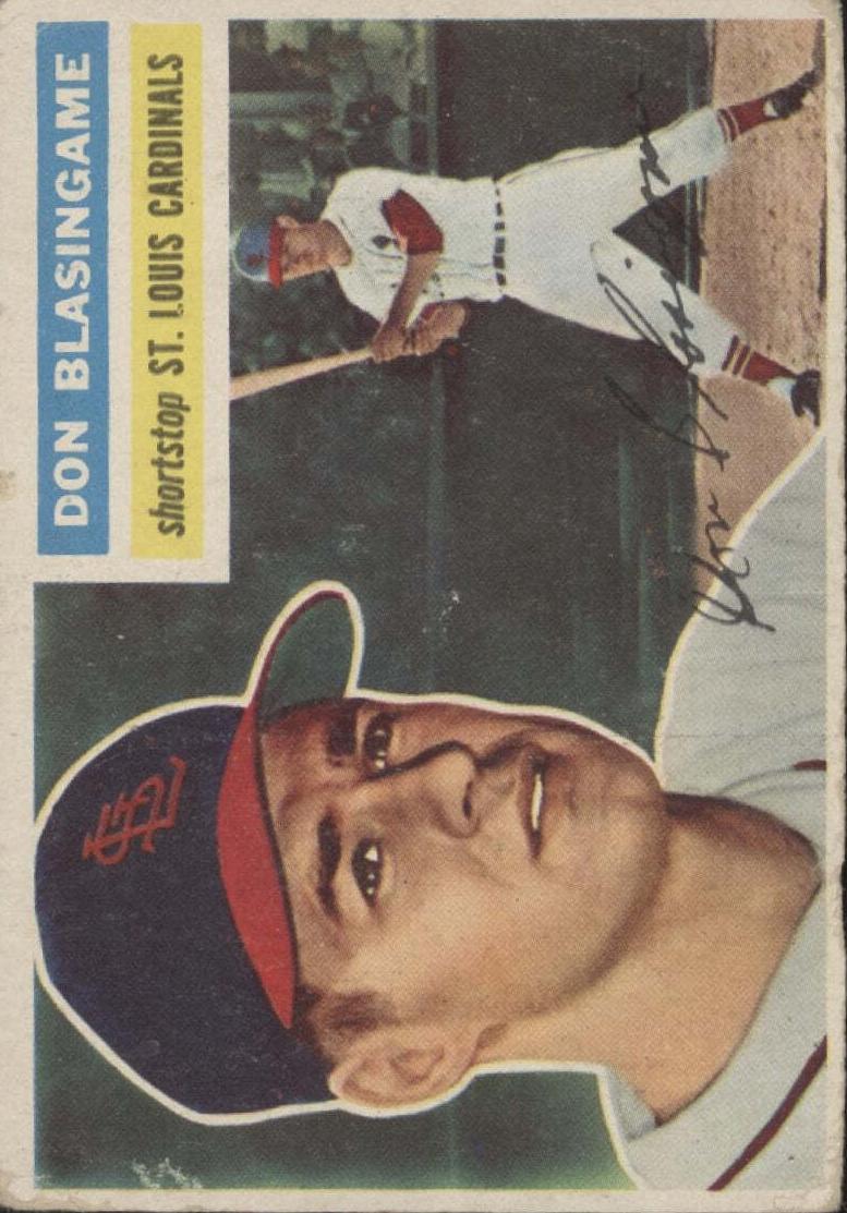 1956 Topps Don Blasingame #309 card