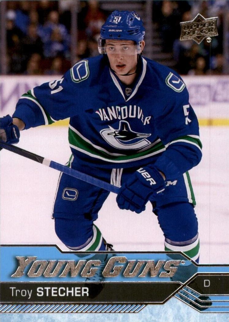 2016 Upper Deck Troy Stecher #475 card