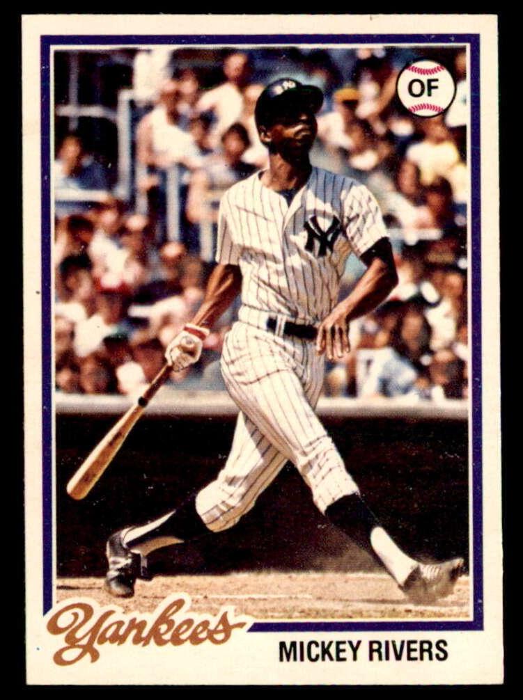 1978 Mickey Rivers #182