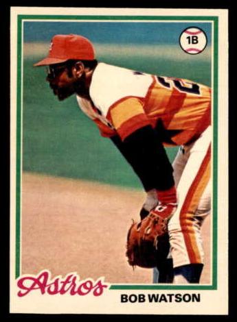 1978 Bob Watson #107