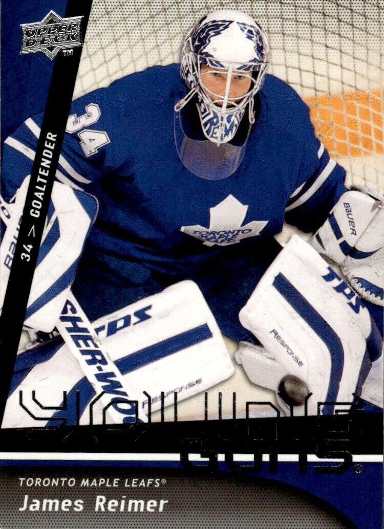 2009 Upper Deck James Reimer #493 card