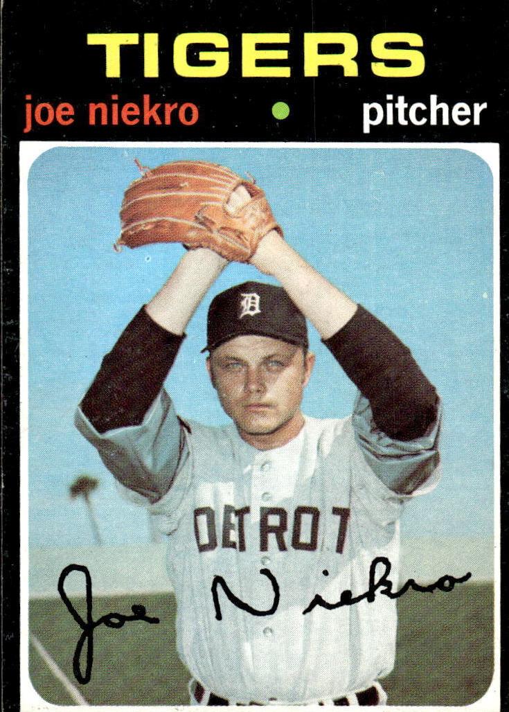 1971 Topps Joe Niekro #695 card