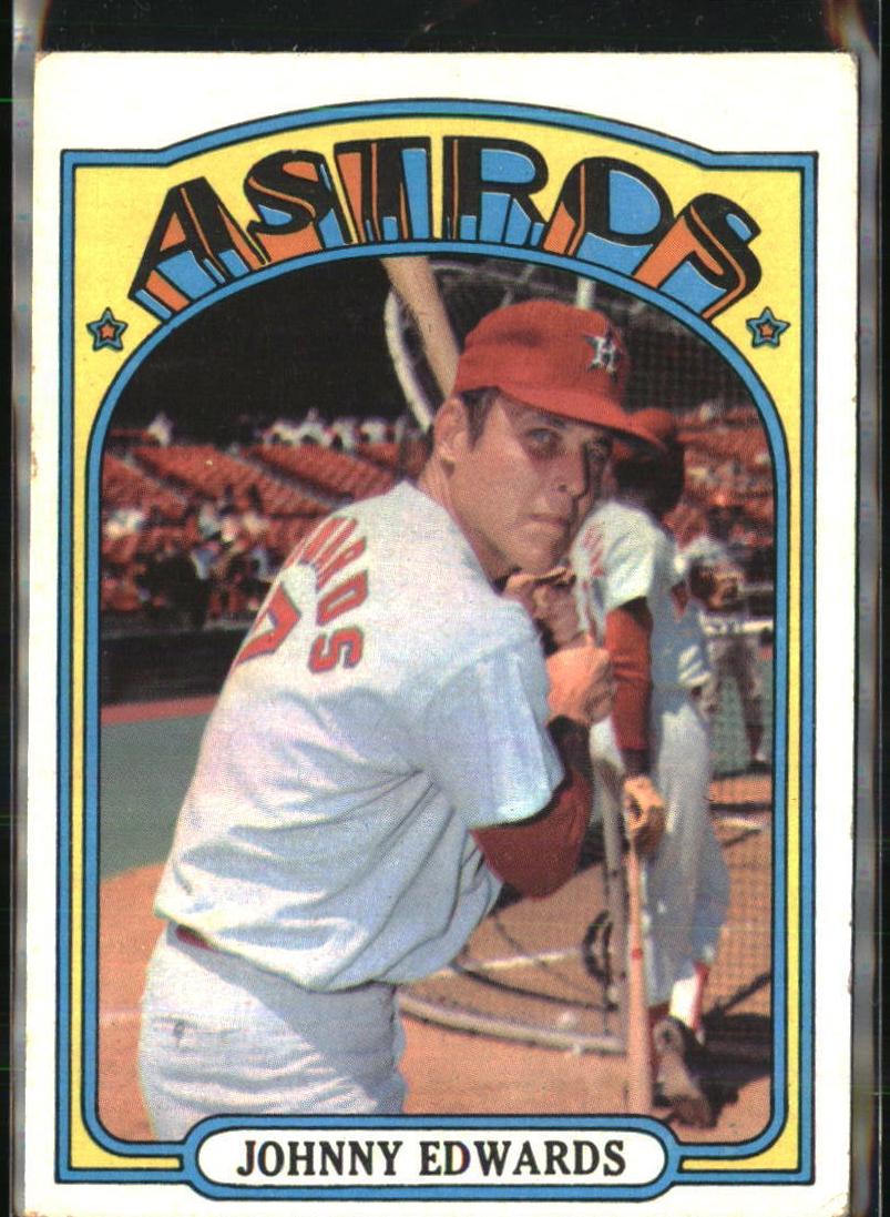 1972 Topps Johnny Edwards #416 card