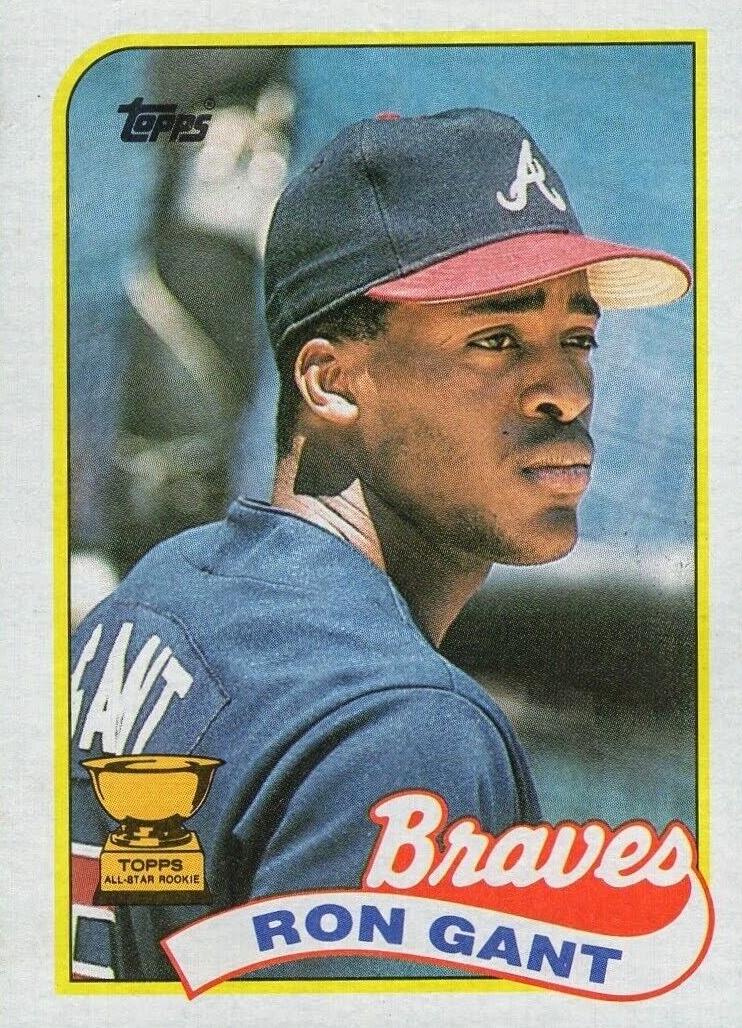 Ron Gant 1989 Topps Baseball