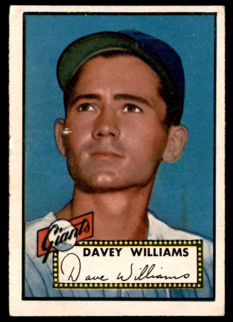 1952 Dave Williams #316