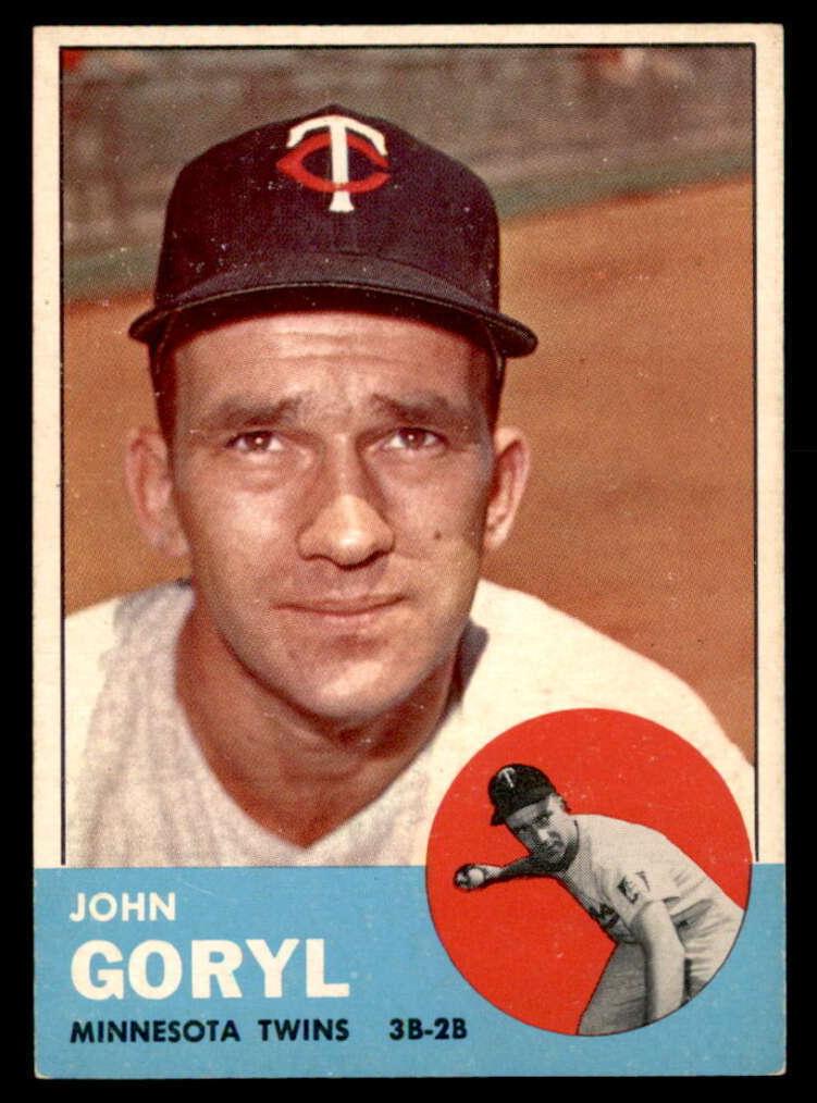 1963 Topps John Goryl #314 card
