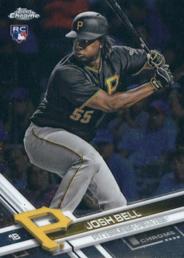 2017 Topps Chrome Josh Bell #158 card