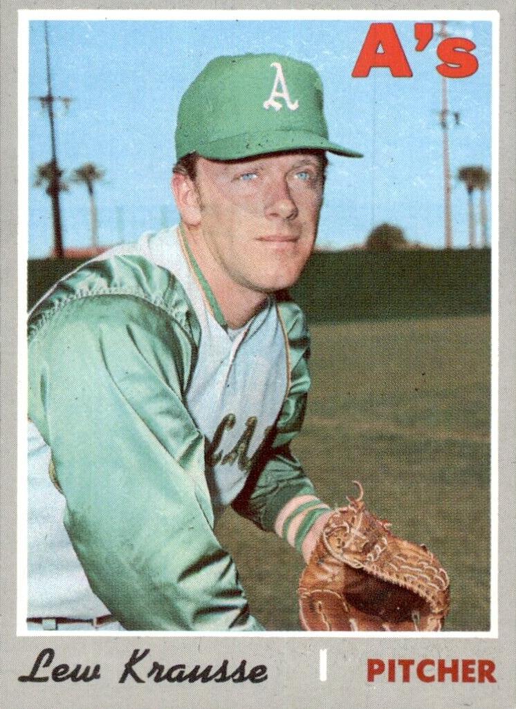 1970 Topps Lew Krausse #233 card