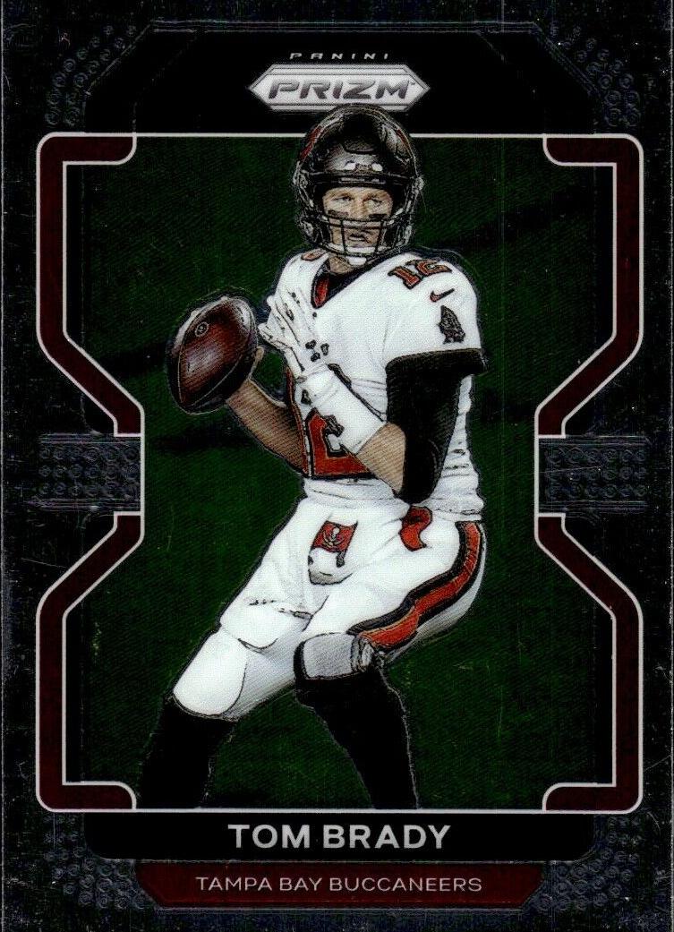 2021 Panini Prizm Tom Brady [Orange Lazer Prizm] #294 card