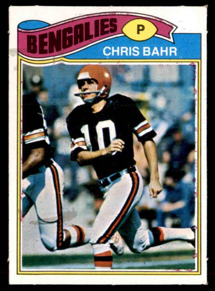 Chris Bahr 1977 Topps Mexican Football