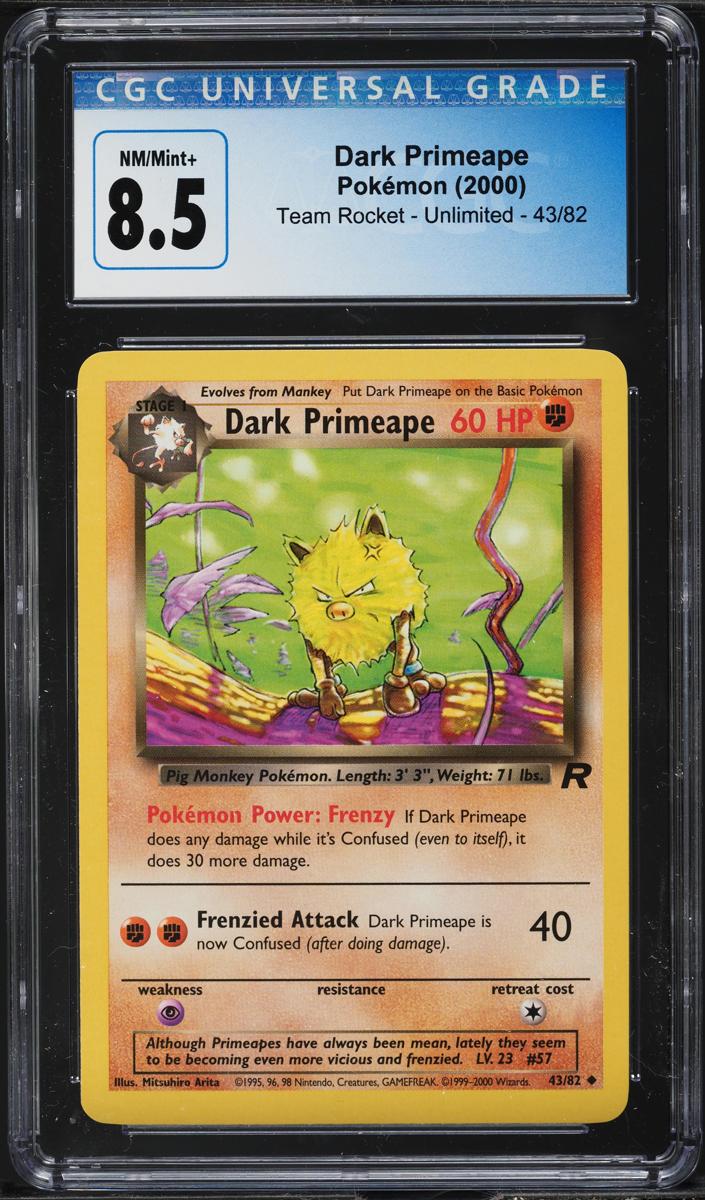 Dark Primeape 2000 Pokemon Team Rocket
