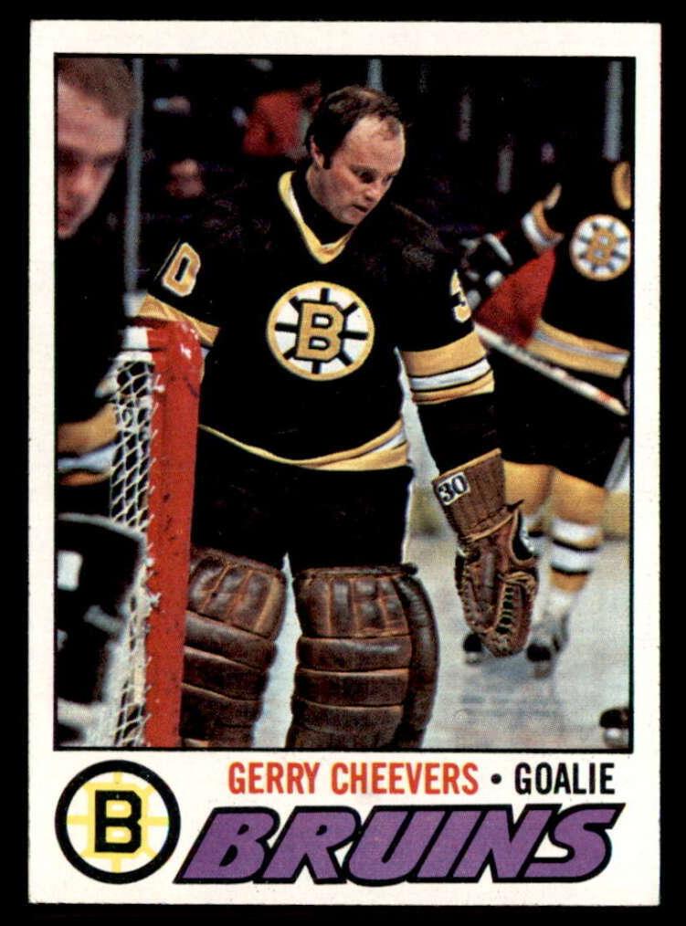 1977 Topps Gerry Cheevers #260 card