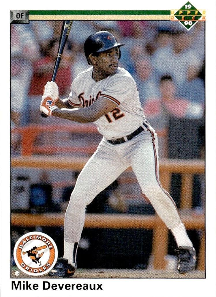 1990 Upper Deck Mike Devereaux #681 card