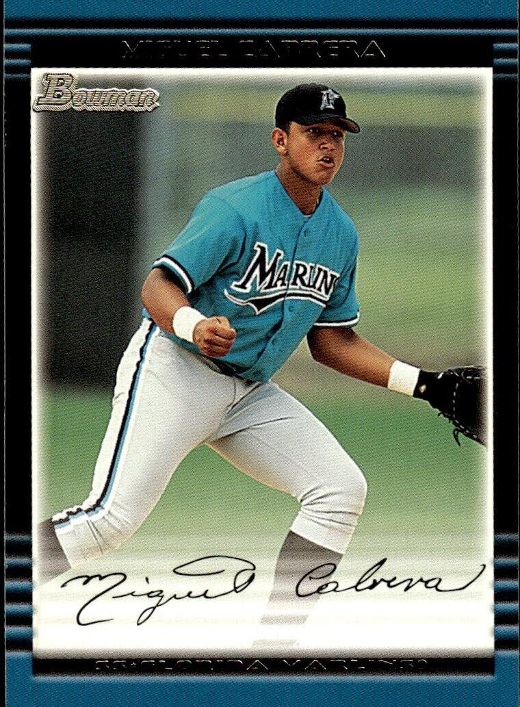 2002 Bowman Miguel Cabrera #245 card
