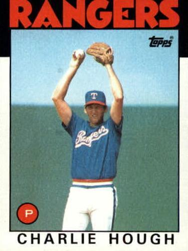 1986 Topps Charlie Hough #275 card