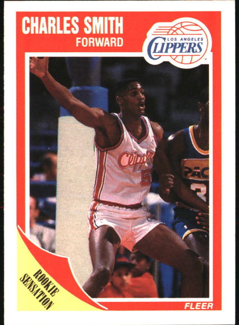 Charles Smith 1989 Fleer Basketball